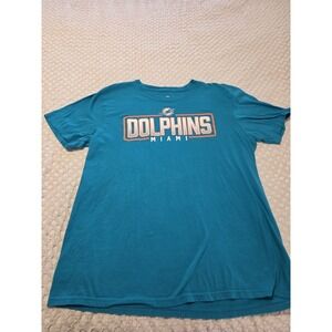 Miami Dolphins Women's T-Shirt Short Sleeve Size Large NFL Football